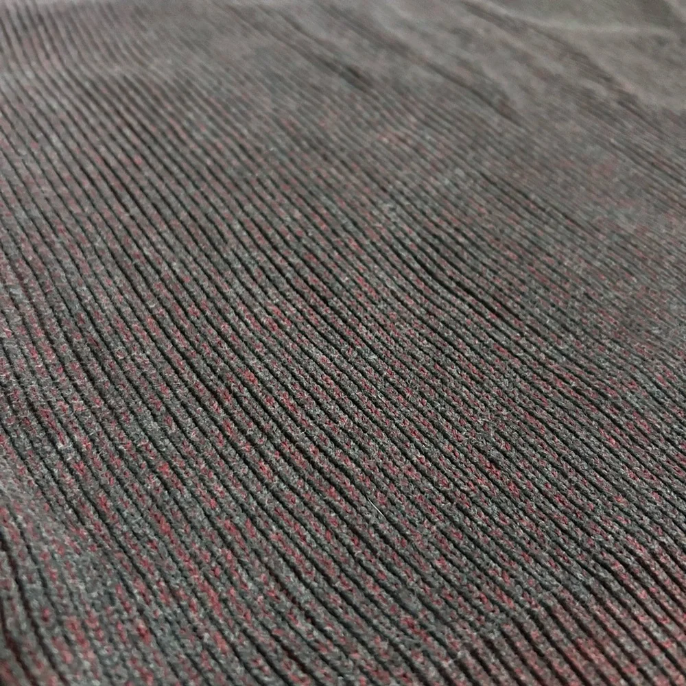 Tommy Bahama Dark Gray n Burgundy Quarter Zip-Up Men Sweater Size Large - Picture 10 of 11